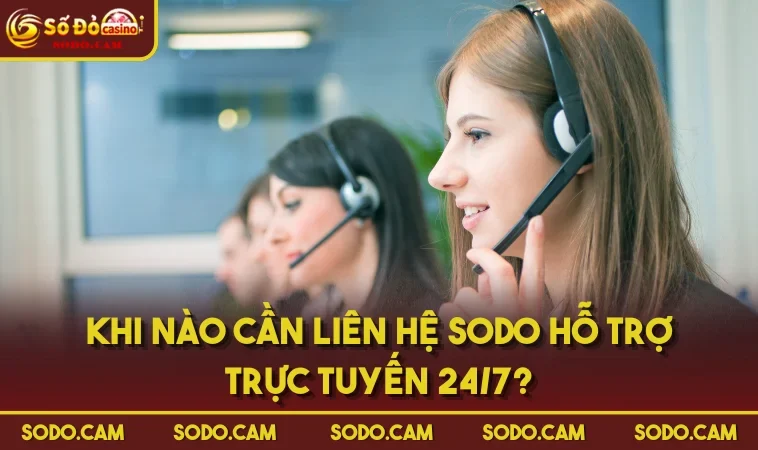 Khi Nào Cần Liên Hệ SODO Hỗ Trợ Trực Tuyến 24/7?